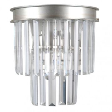 Italux VERDES WL-44372-2A-SLVR-BRW Konsollampa 2x40W/E14 IP20