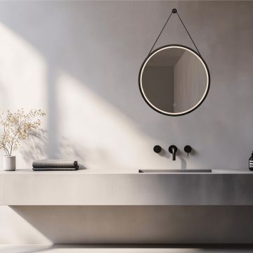 Zambelis MIRROR WITH LED 25387 Spegel 15W/led 3000-4000K 1012-1210lm IP44