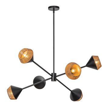 Elstead Lighting Daphne ALM-DAPHNE6-MB Ljuskrona 6x40W/E14 IP20