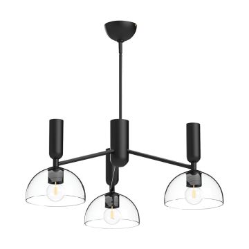 Elstead Lighting Jude ALM-JUDE3-MB-CL Ljuskrona 3x60W/E27 IP20