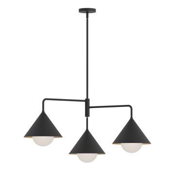 Elstead Lighting Remyck ALM-REMYCK3-BK Ljuskrona 3x60W/E27 IP20