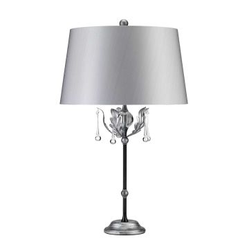 Elstead Lighting AMARILLI AML-TL-BLK-SIL Bordslampa 1x60W/E27