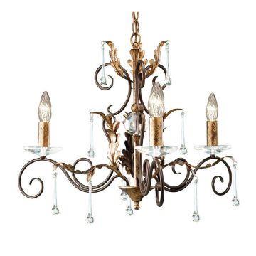 Elstead Lighting AMARILLI AML3-BRONZE Ljuskrona 3x60W/E14