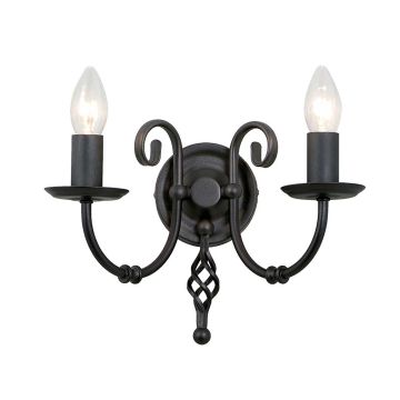 Elstead Lighting ARTISAN ART2-BLACK Konsollampa 2x60W/E14