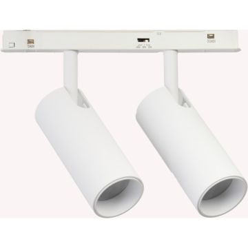 Azzardo ALFA NIKO Magnetic AZ6514 Skenstrålkastare 2x14W/LED 3000 / 4000 / 6000k IP20