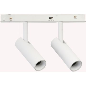 Azzardo ALFA NIKO Magnetic AZ6515 Skenstrålkastare 2x24W/LED 2800 / 4000 / 6500k 507 / 695lm IP20