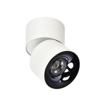 Light Prestige Brema LP-2626/1RM WH movable Ytmonterad downlight 1x10W/LED 3000K|4000K|6000K 873lm IP20