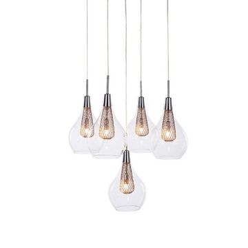 AZzardo ELEKTRA 5 AZ1690 Hängande lampa 5x40W/G9 IP20