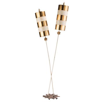 Flambeau NETTLE FB-NETTLELUX-G-FL Golvlampa 2x60W/E27
