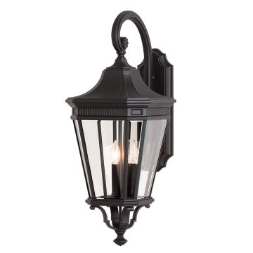 Feiss COTSWOLD LANE FE-COTSLN2-L-BK Konsollampa 3x60W/E14 IP44