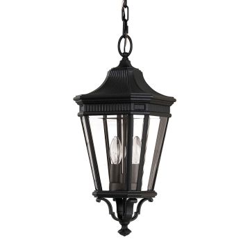 Feiss COTSWOLD LANE FE-COTSLN8-M-BK Hängande lampa 2x60W/E14 IP23