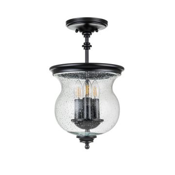 Feiss Pickering Lane FE-PICKERING-LANE-SF-BLK Taklampa 3x40 W/E14