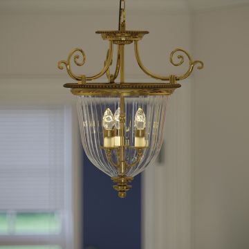Hinkley Lighting CAMBRIDGE HK-CAMBRIDGE-P-S Hängande lampa 3x60W/E14