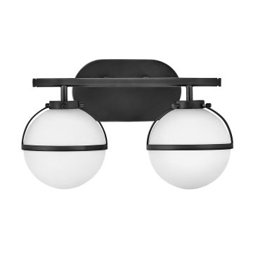 Hinkley Hollis HK-HOLLIS2-O-BK-BATH Konsollampa 2x60W/E14 IP44