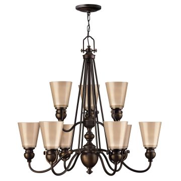 Hinkley Lighting MAYFLOWER HK-MAYFLOWER9 Ljuskrona 9x60W/E27