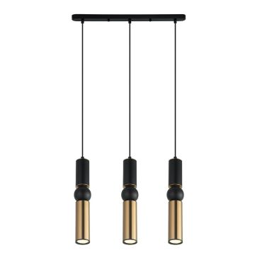 Italux ISIDORA PND-14290-3A-BK-BRO Hängande lampa 3x25W/GU10 IP20