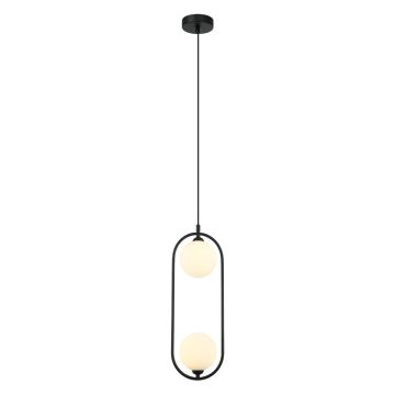 Italux LUPUS PND-3965-2-BK Hängande lampa 2x25W/G9 IP20