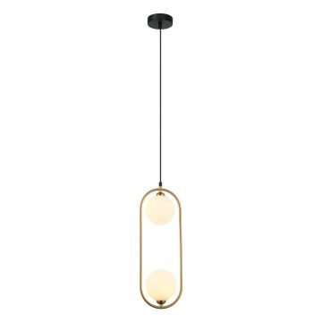 Italux LUPUS PND-3965-2-BRO Hängande lampa 2x25W/G9 IP20
