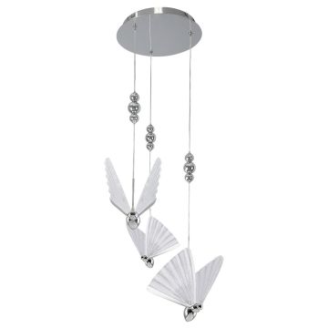 Light Prestige Mariposa LP-1715/3P CH Hängande lampa 3x24W/LED 3000K|4000K|6000K IP20