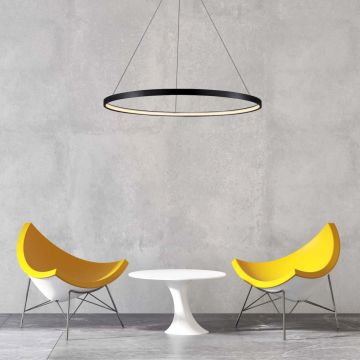 Light Prestige Ring LP-909/1P S BK CCT Hängande lampa 1x48W/LED 3000K|4000K|6000K IP20