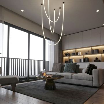 Light Prestige Rope Light LP-642/2M Smart Hängande lampa 1x25W/LED 2700K-6500K 6600 lm IP20