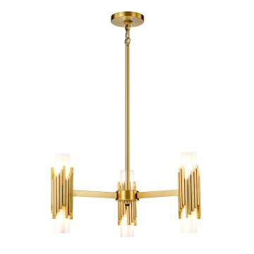 Elstead Lighting Marvele MARVELE6-AB-OPAL Ljuskrona 6x40W/E14 IP20