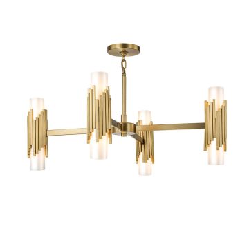 Elstead Lighting Marvele MARVELE8-AB-OPAL Ljuskrona 8x40W/E14 IP20
