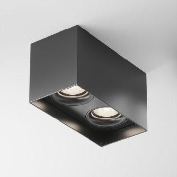 Maytoni SLIM C015CL-02B Ytmonterad downlight 2x50W/GU10 IP20