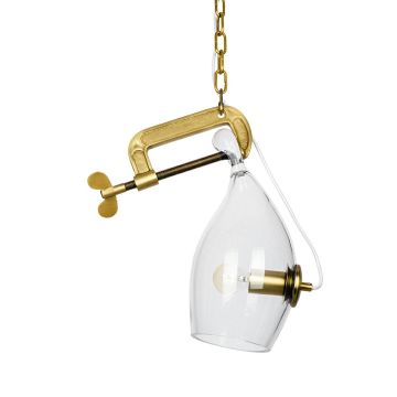King Home VICE MD10961-1S.BRASS Hängande lampa 1x40W/E27 IP20