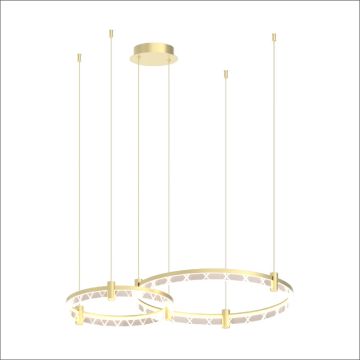 Milagro ELEGANCE ML0997 Hängande lampa 2x72W/LED 4000K 4600lm IP20