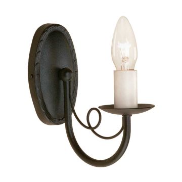Elstead Lighting MINSTER MN1-BLACK Konsollampa 1x60W/E14