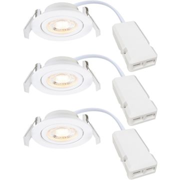 Nordlux Monolo 2510310101 Inbyggd downlight 3x4.8w/led 3000k 450lm ip20