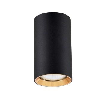 Light Prestige Manacor LP-232/1D - 130 BK/GD Ytmonterad downlight 1x50W/GU10 IP20