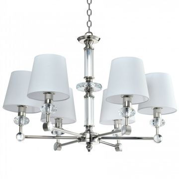 Cosmolight DOHA P06285 WH NI Ljuskrona 6x40W/E14 IP20