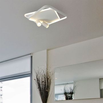 Light Prestige Parma LP-0612/2C Square WH Spotlampa 2x50W/GU10 3000K|4000K|6000K IP20