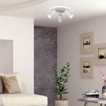 Light Prestige Parma LP-0612/3C Round WH Spotlampa 3x50W/GU10 3000K|4000K|6000K IP20