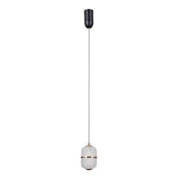 Italux Alani PND-34375-1-BK Hängande lampa 1x6W/LED 3000K 588lm IP20