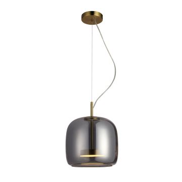 Italux Caste PND-17760A-BRSS-SG Hängande lampa 1x10W/LED 3000K 850lm IP20