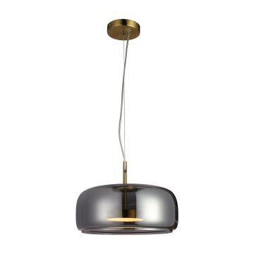 Italux Caste PND-17760B-BRSS-SG Hängande lampa 1x10W/LED 3000K 850lm IP20