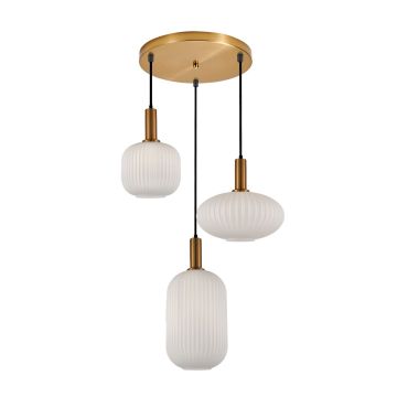 Italux Della PND-31982-3-GD Hängande lampa 3x40W/E27 IP20