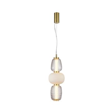 Italux Eris PND-98374-28W-GD Hängande lampa 1x28W/LED 3000K 3748lm IP20