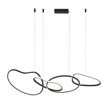 Italux Fonte PND-22412-S4-BK Hängande lampa 4x60W/LED 3000K|4000K|6000K 5300lm IP20