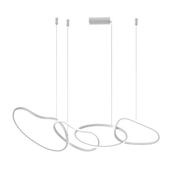 Italux Fonte PND-22412-S4-WH Hängande lampa 4x60W/LED 3000K|4000K|6000K 5300lm IP20