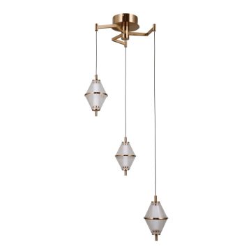 Italux Fuente PND-34395-3-HBR Hängande lampa 3x15W/LED 3000K 1108lm IP20