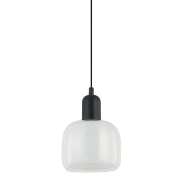 Italux LAMEZIA PND-67594-1-BK+CL Hängande lampa 1x40W/E27 IP20