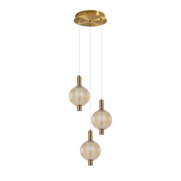 Italux Lenti PND-83631-3-AB-AMB Hängande lampa 1x18W/LED 3000K 1340lm IP20
