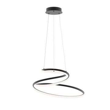 Italux Lorila PND-2168-M-BK Hängande lampa 1x60W/LED 3000K|4000K|6000K 3300lm IP20
