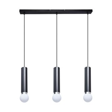 Italux Macera PND-33849-3-BK Hängande lampa 3x40W/E27 IP20