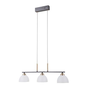 Italux Montiela PND-34374-3-BK Hängande lampa 3x15W/LED 3000K 772lm IP20