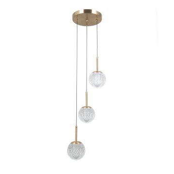 Italux Padri PND-40827-3-HBR-CL Hängande lampa 3x5W/G9 IP20